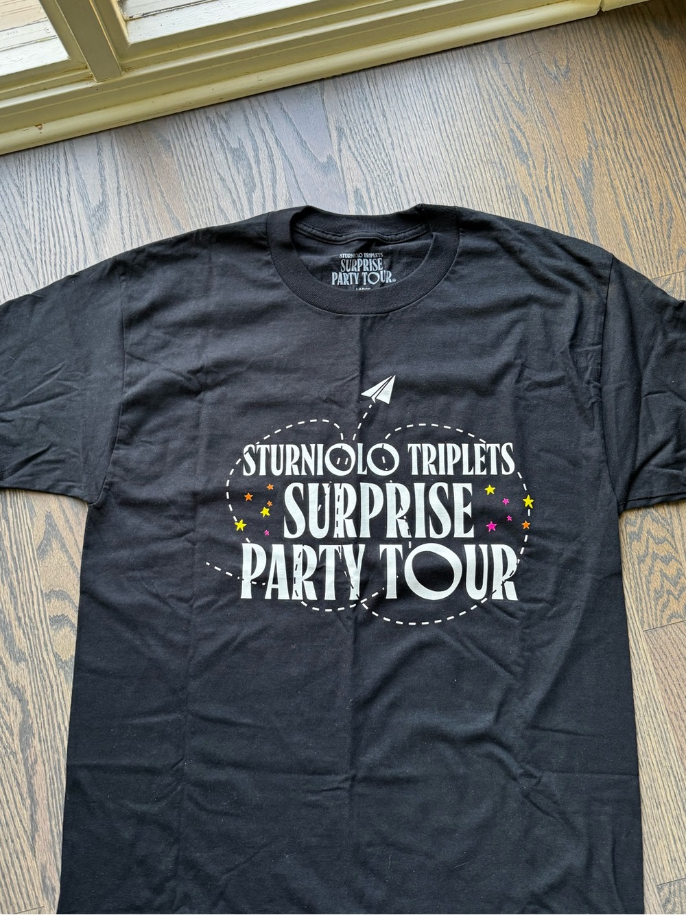NWOT! Sturniolo Triplets Tour Tshirt. Size L - Unisex